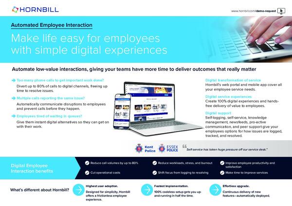 Automated employee interaction