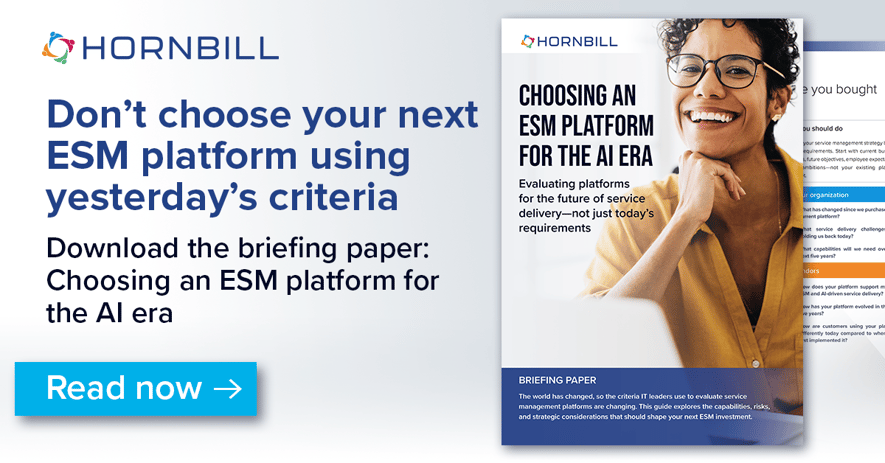 Choosing an ESM platform for the AI era