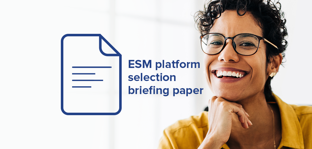 Choosing an ESM platform for the AI era