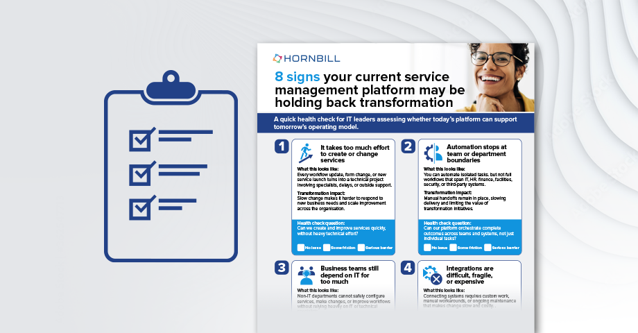 8 signs your current ESM platform may be holding back transformation