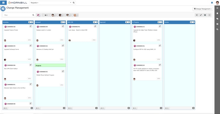 Hornbill Kanban Board Manager