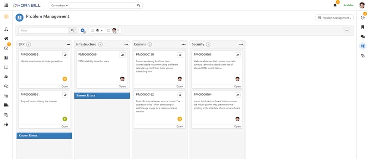 P111 - Screenshot - Kanban Problem management