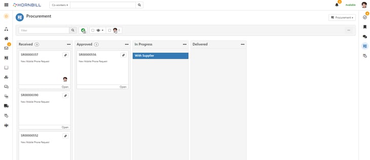 P111 - Screenshot - Kanban Procurement