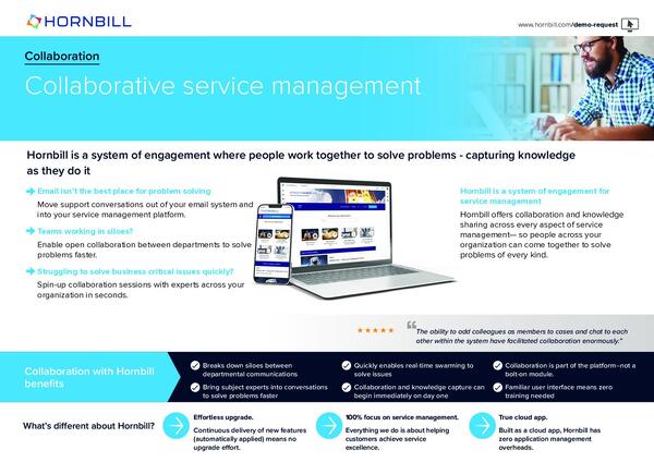 Collaborative service management