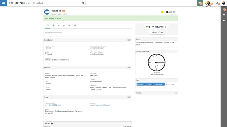 Simplify supplier interaction