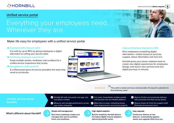 Unified service portal